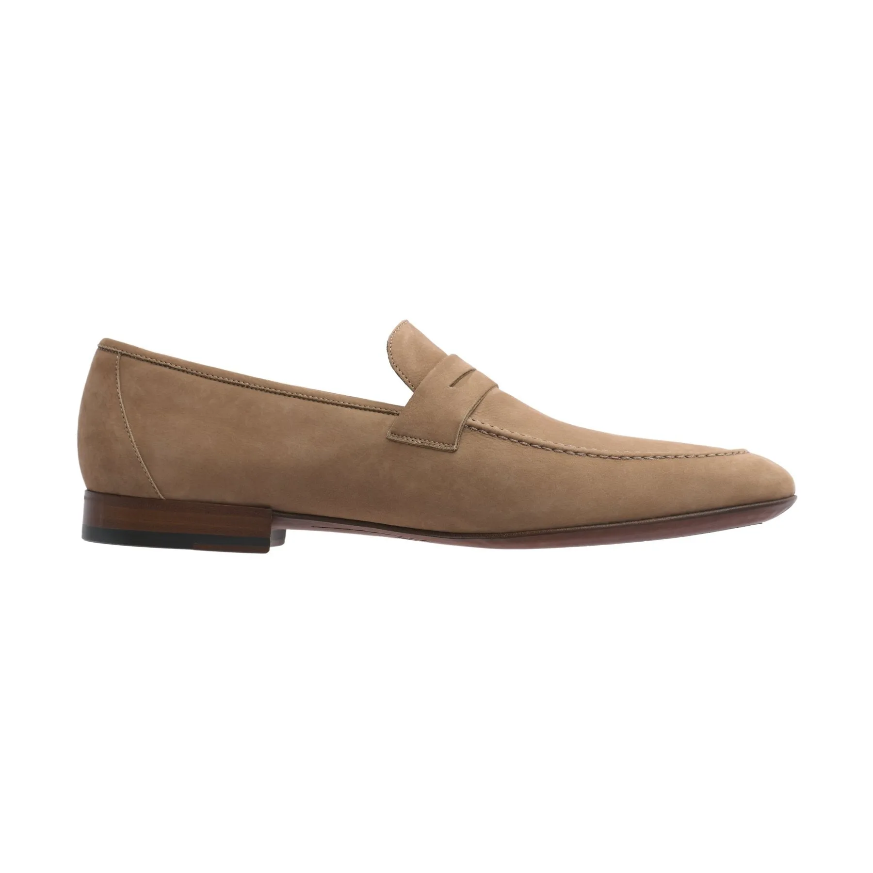 Flex and Walk Nabuk Penny Loafer in Brown