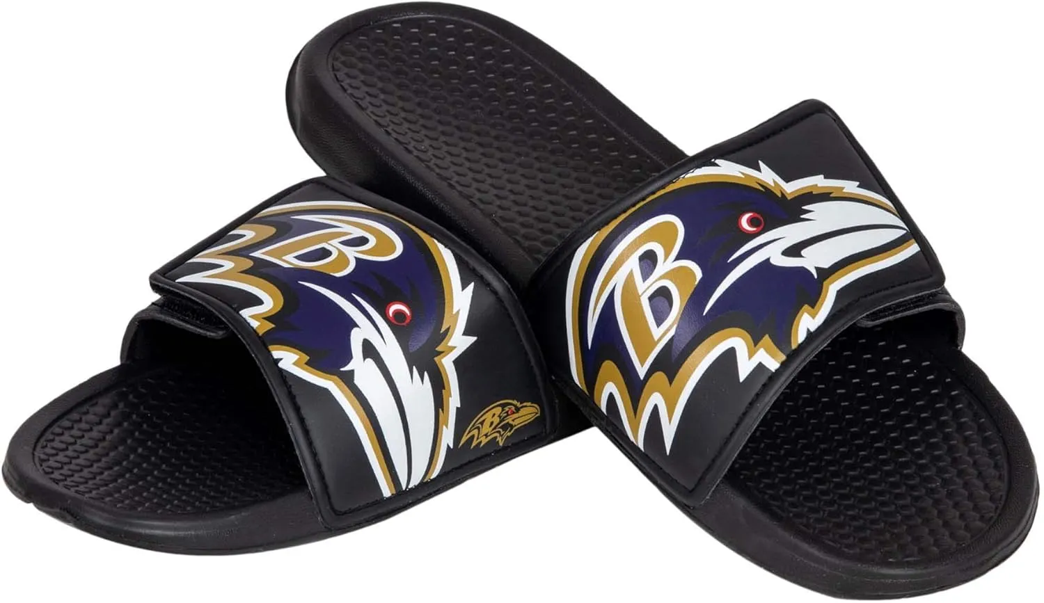 FOCO Men's NFL Team Logo Shower Sport Slide Flip Flop Sandals