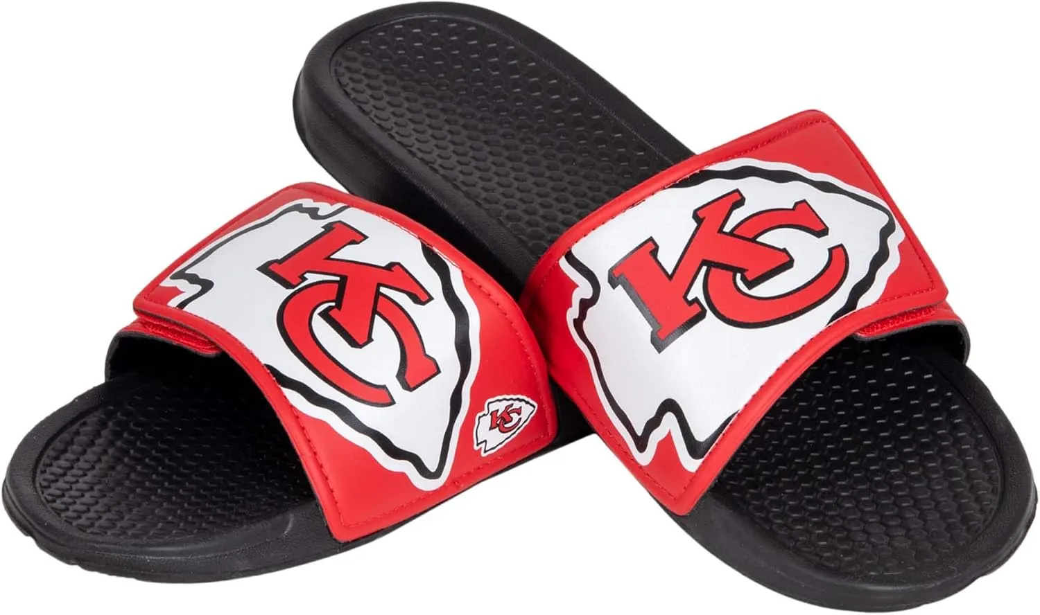 FOCO Men's NFL Team Logo Shower Sport Slide Flip Flop Sandals