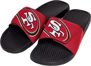 FOCO Men's NFL Team Logo Shower Sport Slide Flip Flop Sandals
