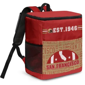 Football Fan Backpack Coolers for Men 30 Can Beer Cooler Bag Insulated Large Picnic Portable Leakproof Travel Cooler Bag