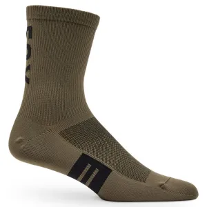 Fox 6" Flexair Merino Socks - L/XL - Military Green
