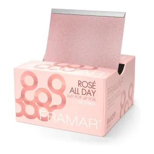Framar Rosé Hair Foils For Highlighting - Pop Up Hair Foil, Highlight Foils For Hair, Aluminum Foil Sheets, Salon Foils For Hair Stylist, Hair Dye Supplies, Non Slip 500 Pop Up Foil Sheets
