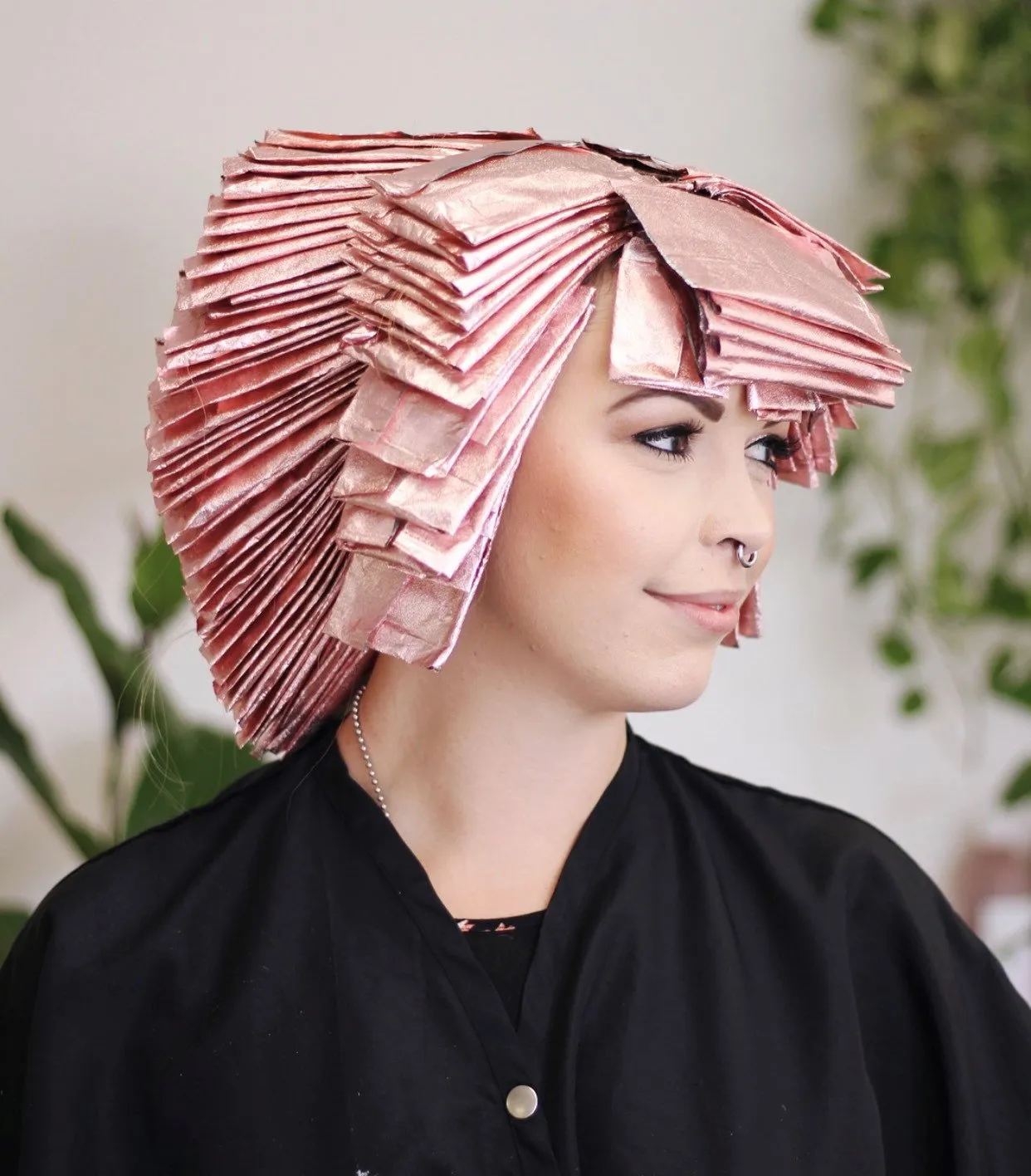 Framar Rosé Hair Foils For Highlighting - Pop Up Hair Foil, Highlight Foils For Hair, Aluminum Foil Sheets, Salon Foils For Hair Stylist, Hair Dye Supplies, Non Slip 500 Pop Up Foil Sheets