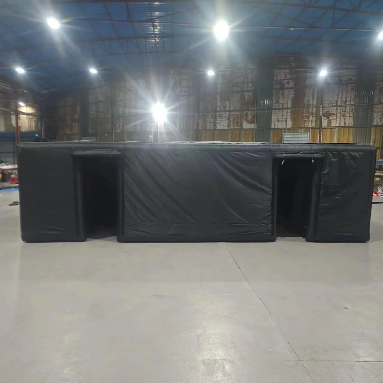 Fun Maze Bouncy Castle Large Inflatable Halloween Haunted Maze for Outdoor Toys (23.6x11.8x6.6ft with Blower)