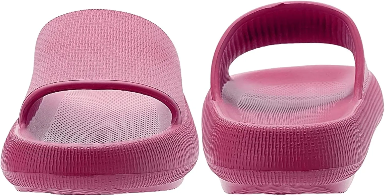 Genuine Pillow Slippers for Women and Men | House Slides Shower Sandals | Extremely Comfy | Cushioned Thick Sole | Cloud Slides | Lightweight Non-Slip Easy to Clean