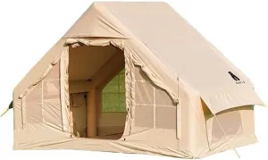 GeRRiT Outdoor Camping Inflatable Tent, Fully Automatic Oxford Cloth Rainproof Ridge Tent for Camping Without Building A Small House