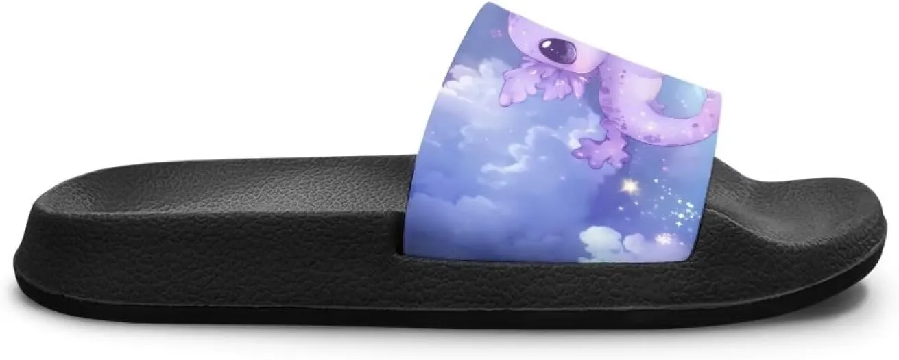 Girls Slide Sandals Lightweight Kids Summer Slippers with EVA Sole