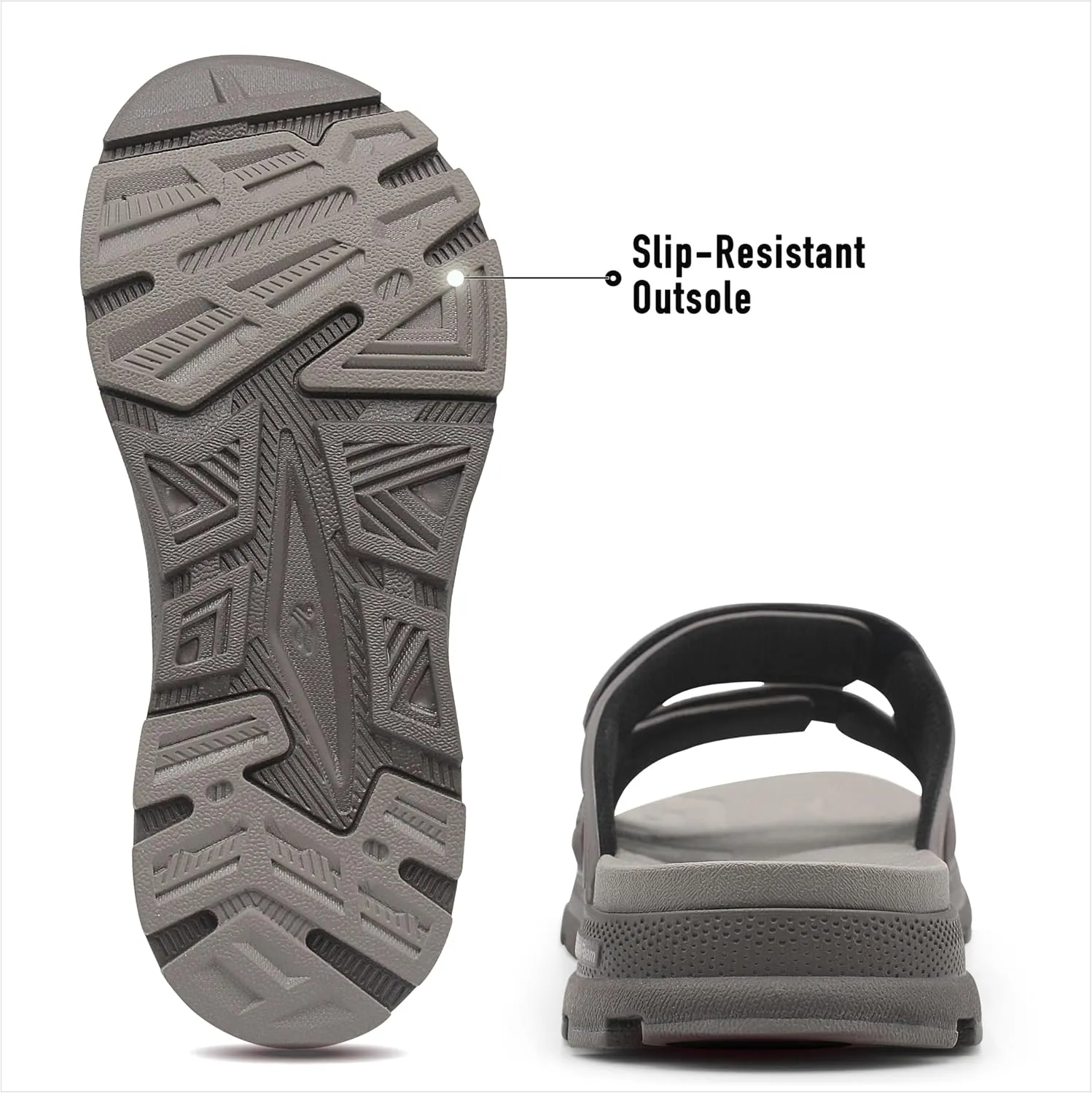 Gold Pigeon Shoes EVA Anti-Fatigue Ultra-Cushion Unisex Slide Sandals Adjustable Straps