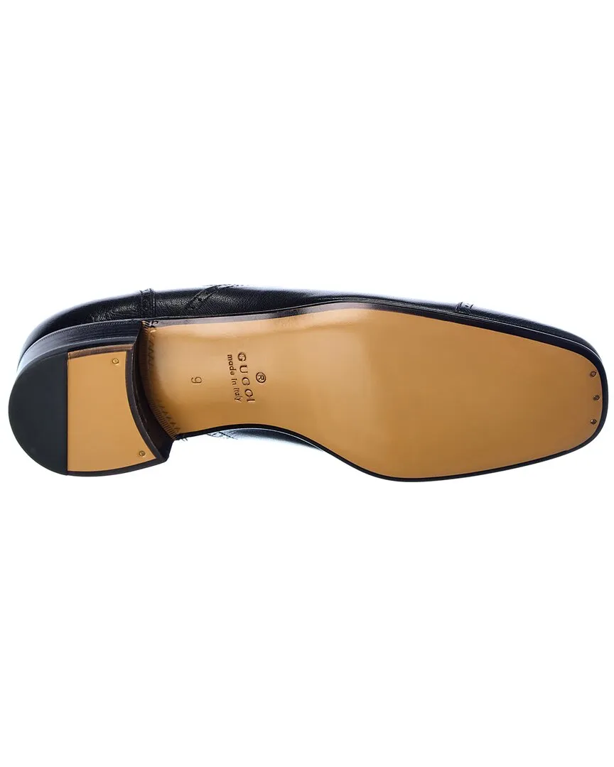 Gucci Interlocking G Leather Oxford