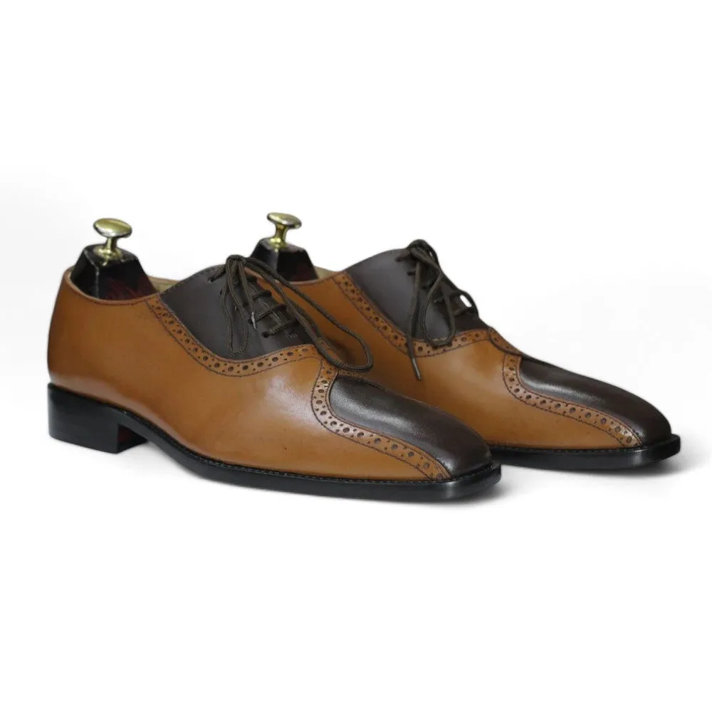 Handmade Oxford Style Shoes, Leather Shoes For Men's