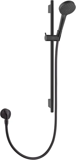 hansgrohe Vernis Blend 11-inch 3-Spray Handshower with Slide Bar and Hose, Rain, IntenseRain, Handheld Shower Head System in Matte Black, 04970670