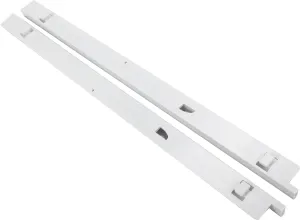HECASA Slide Draw Support Rail Rack Set Replacement for 240530601 (Left) 240530701 (Right) 917557 AP2116589 PS430916 917558 AP2116590 PS430917 Compatible with Frigidaire Refrigerator