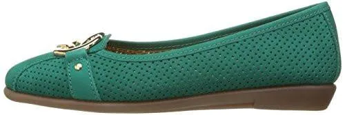 High Bet Ballet Flat Bluegreen Nubuck 105 M Us