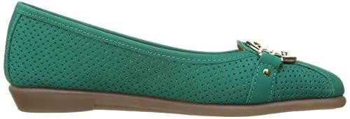 High Bet Ballet Flat Bluegreen Nubuck 105 M Us