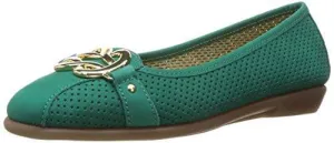 High Bet Ballet Flat Bluegreen Nubuck 6 M Us