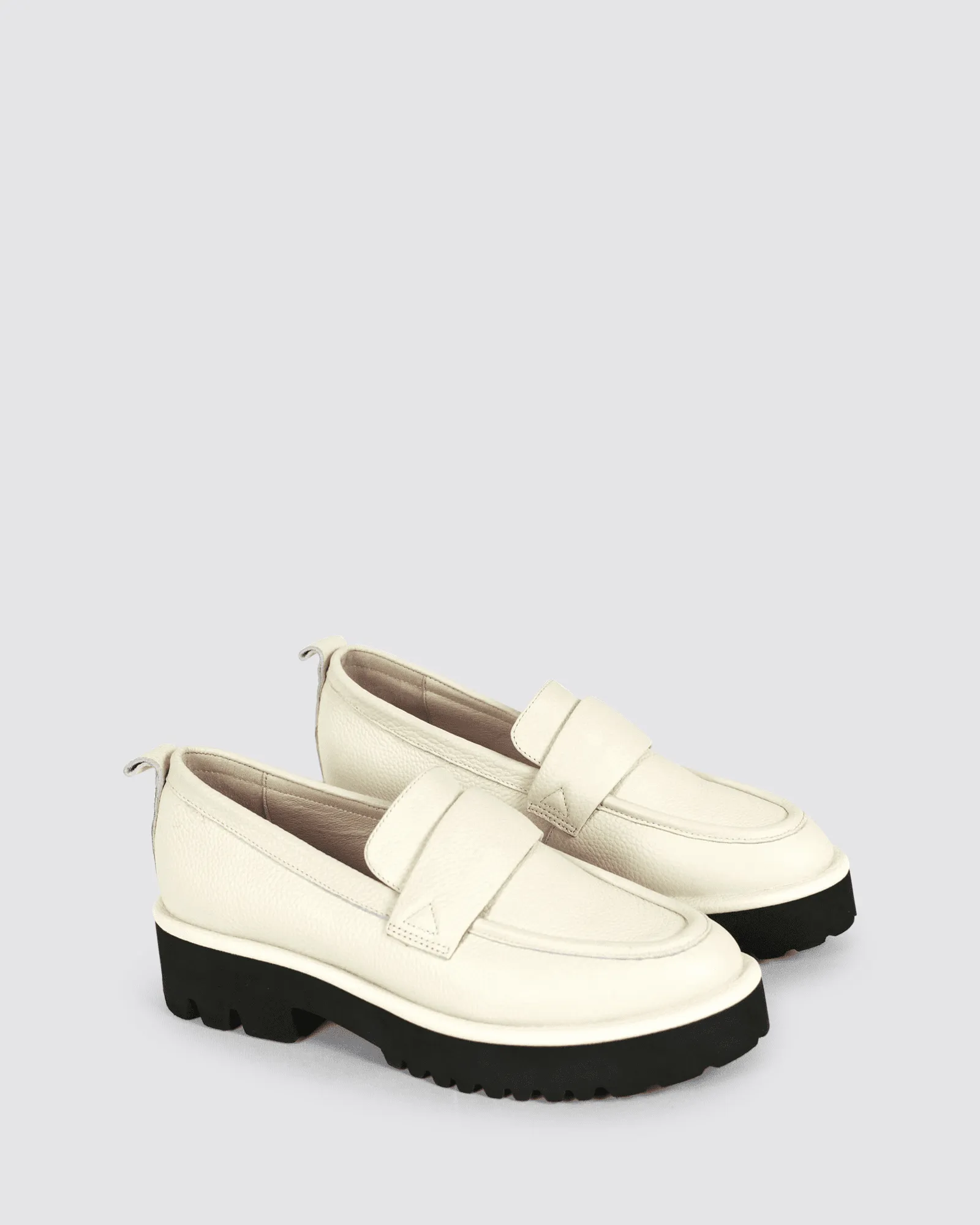HIPSTER LOAFERS ALMOND LEATHER