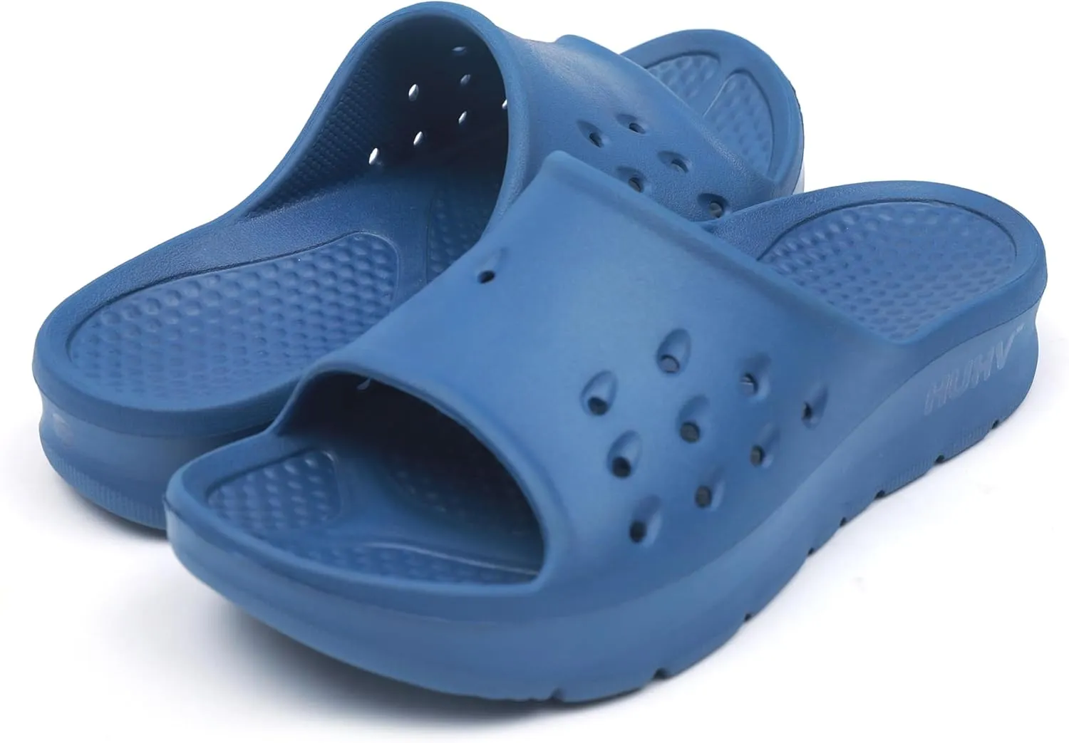 HUHV Women's MAX Cushion Arch Pod Tech Recovery comfort Slide Sandal with Comfort Orthotic Arch Support and our Proprietary HEALIUM Foam Technology