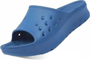 HUHV Women's MAX Cushion Arch Pod Tech Recovery comfort Slide Sandal with Comfort Orthotic Arch Support and our Proprietary HEALIUM Foam Technology