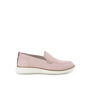 Hush Puppies Sepatu Loafer Wanita Advance Loafer In Dusty Pink Nubuck