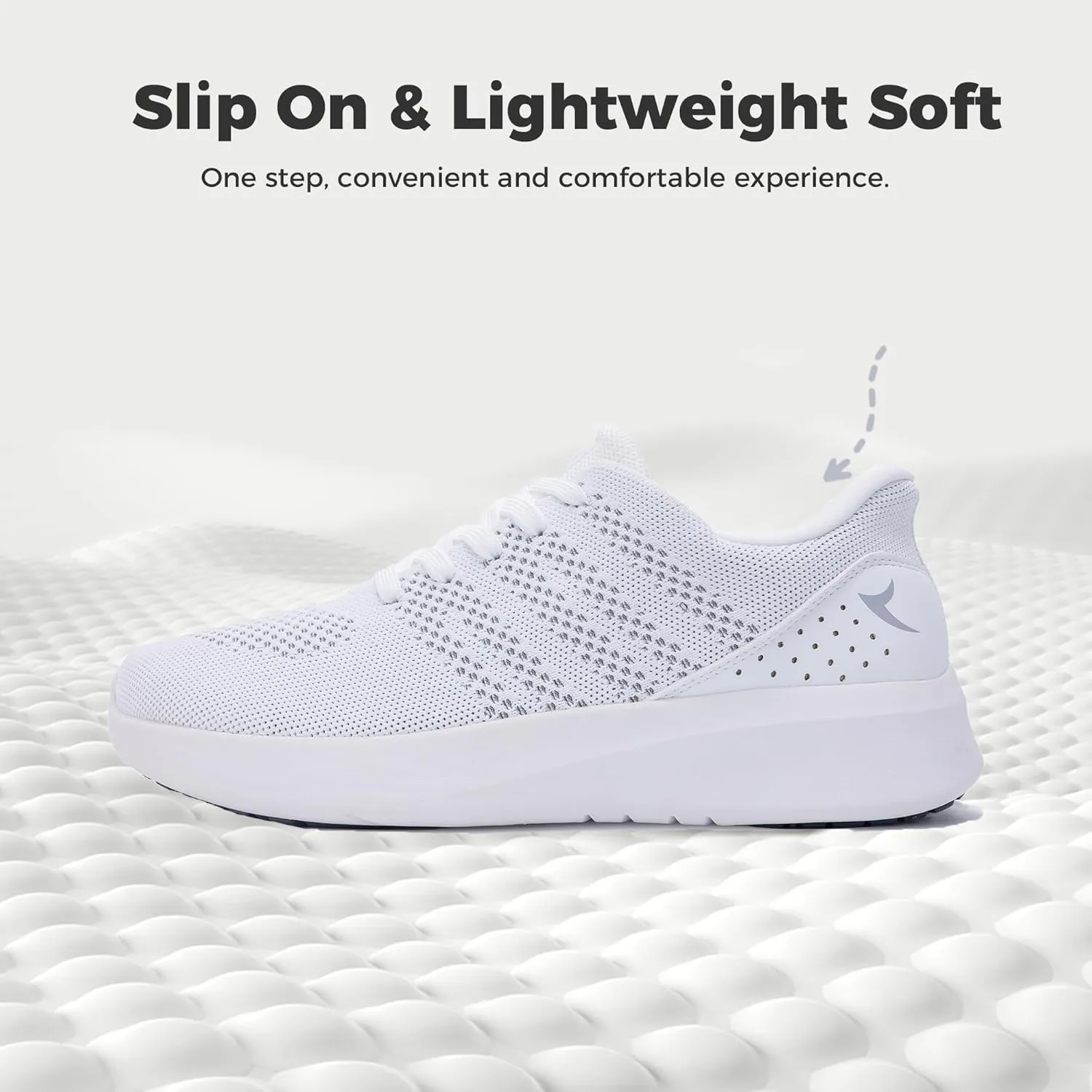 IIV Mens Wide Toe Box Walking Shoes | Zero Drop Sole | Arch Support Insole | Wide Minimalist Slip On Tennis Sneakers