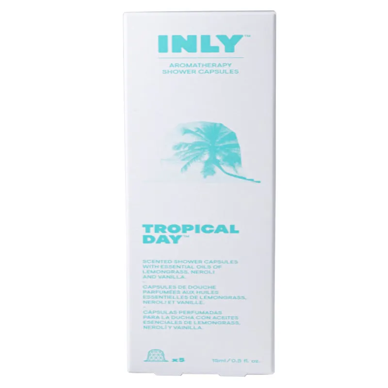 INLY Tropical Day Aromatherapy Shower Capsules 0.5 oz 5 pk