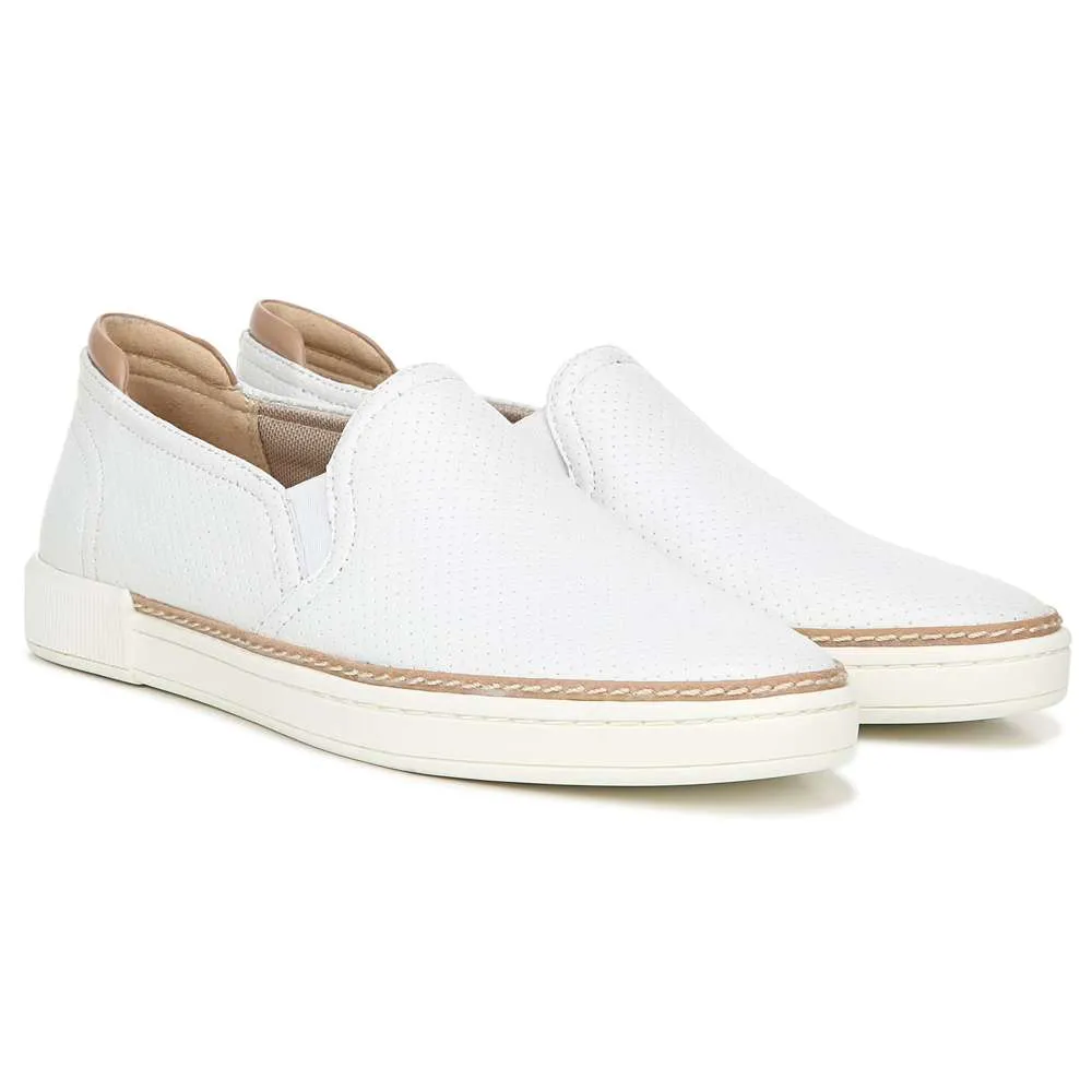 Jade Slip-On Sneaker - White Leather