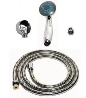 JD Macdonald Chrome Shower Kit 1.5m S'Steel Hose