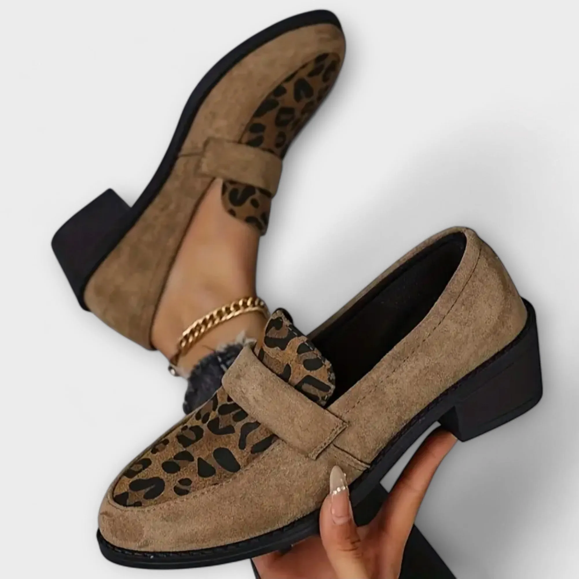 Karla - Elegantní dámské boty s leopardím vzorem