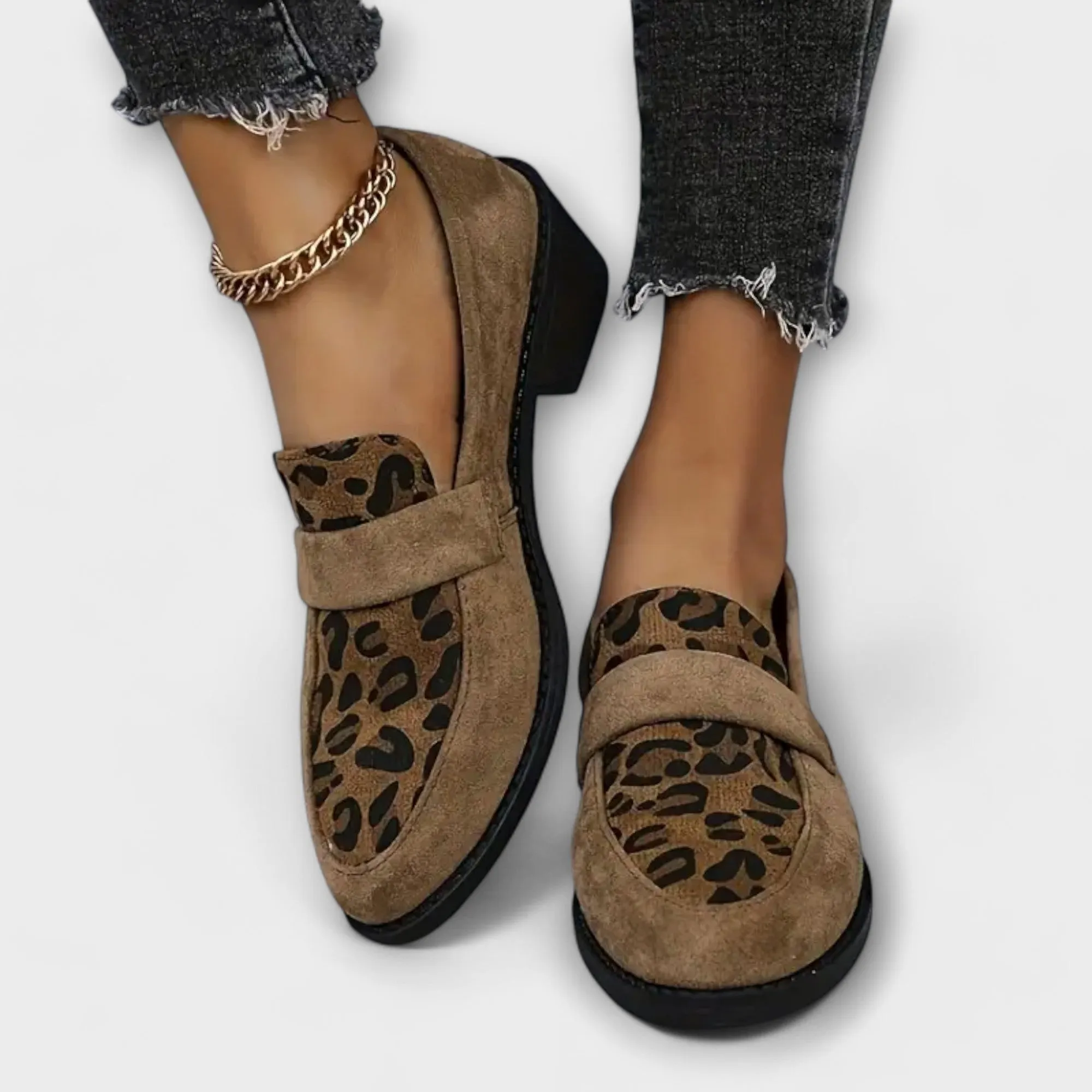 Karla | Leopard Print Loafers