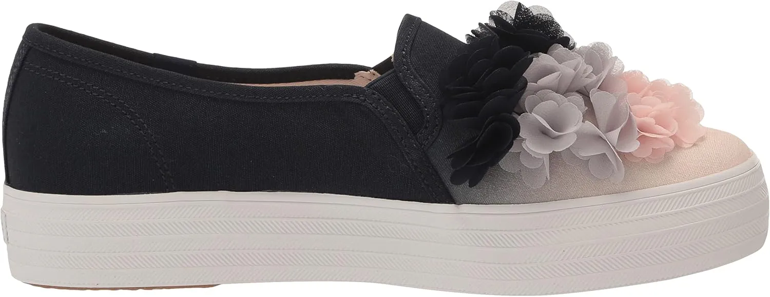 Keds Women's Triple Decker Metallic Stripe Fashion Sneaker
