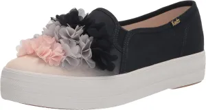 Keds Women's Triple Decker Metallic Stripe Fashion Sneaker