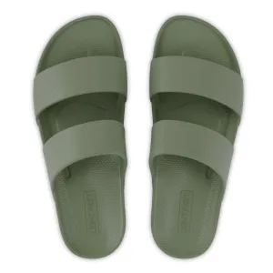 Khaki - Double Strap Slides