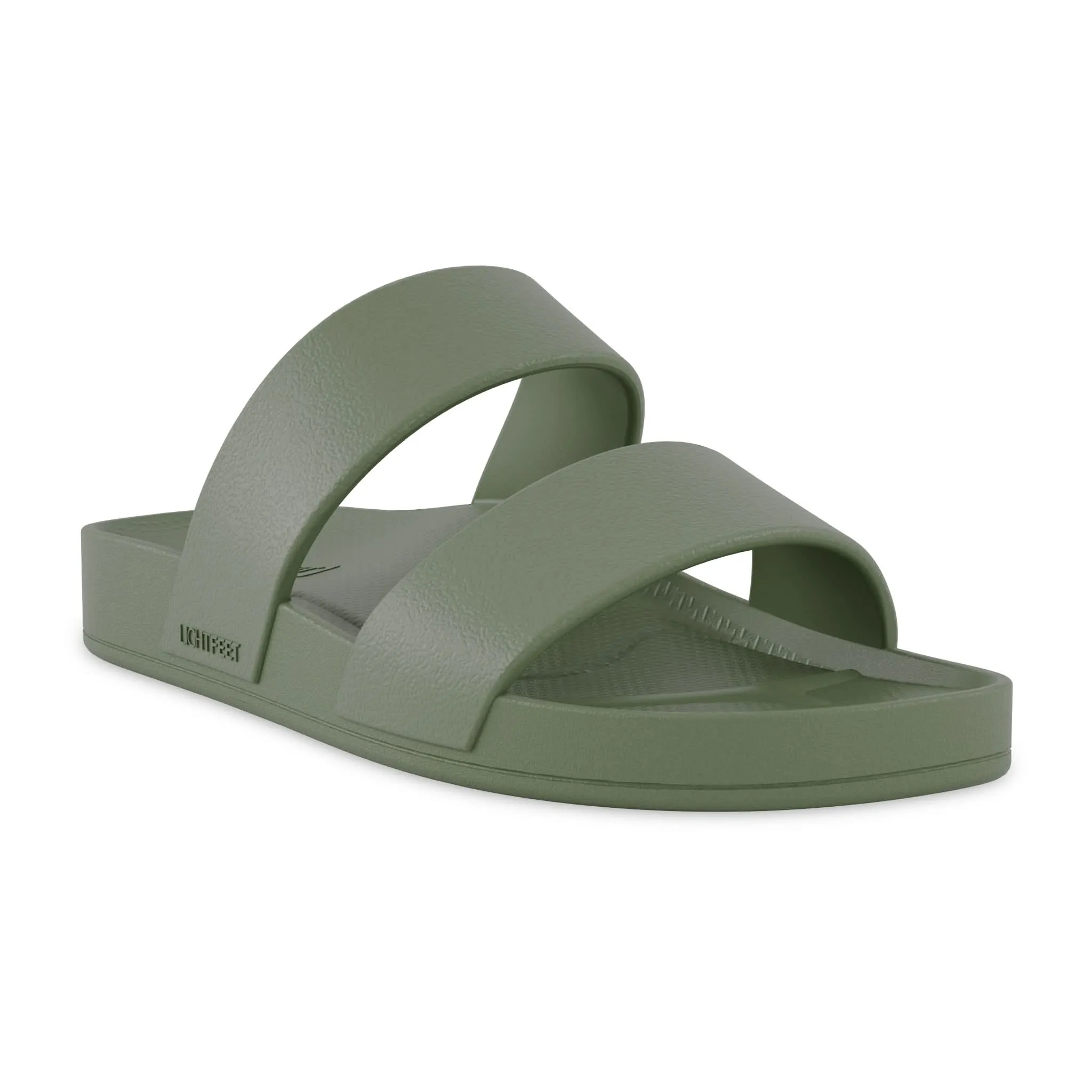 Khaki - Double Strap Slides