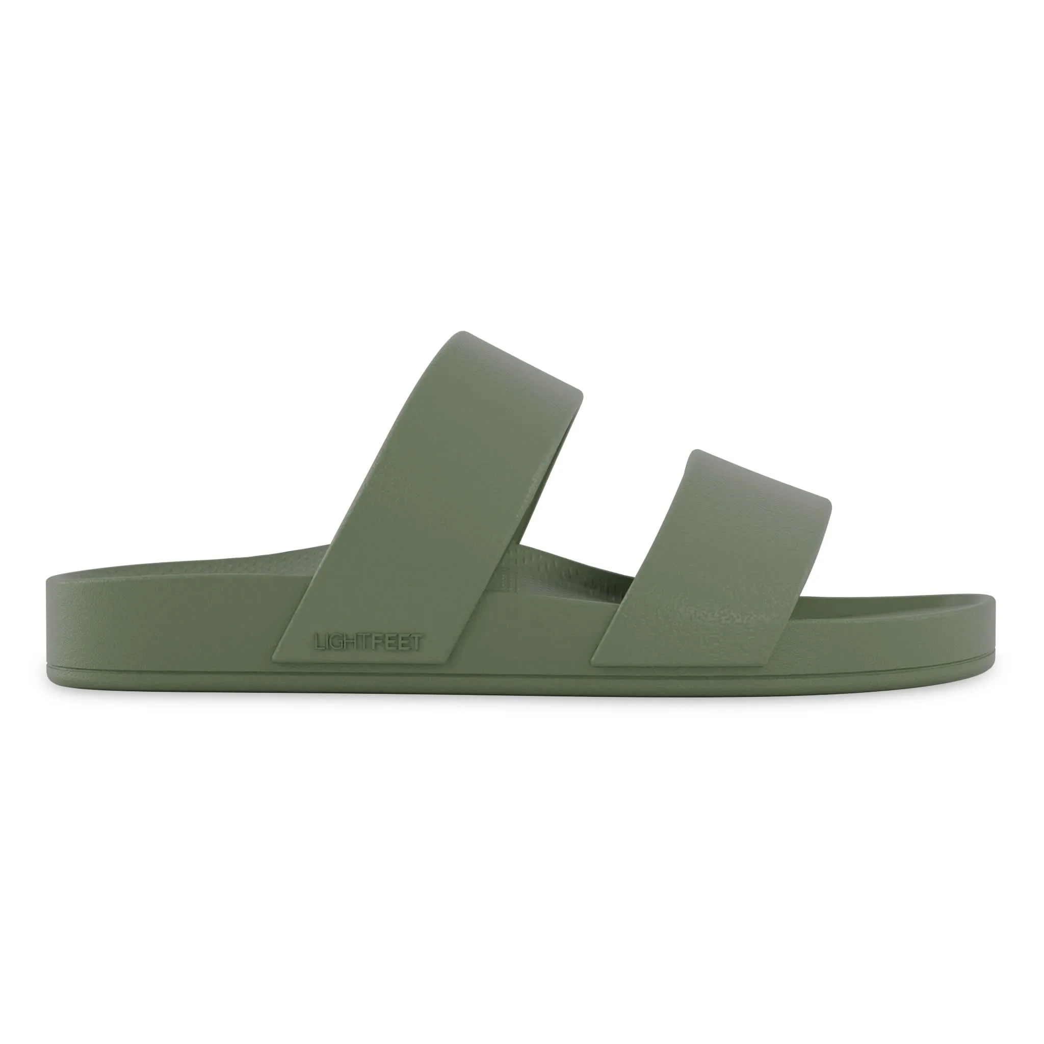 Khaki - Double Strap Slides