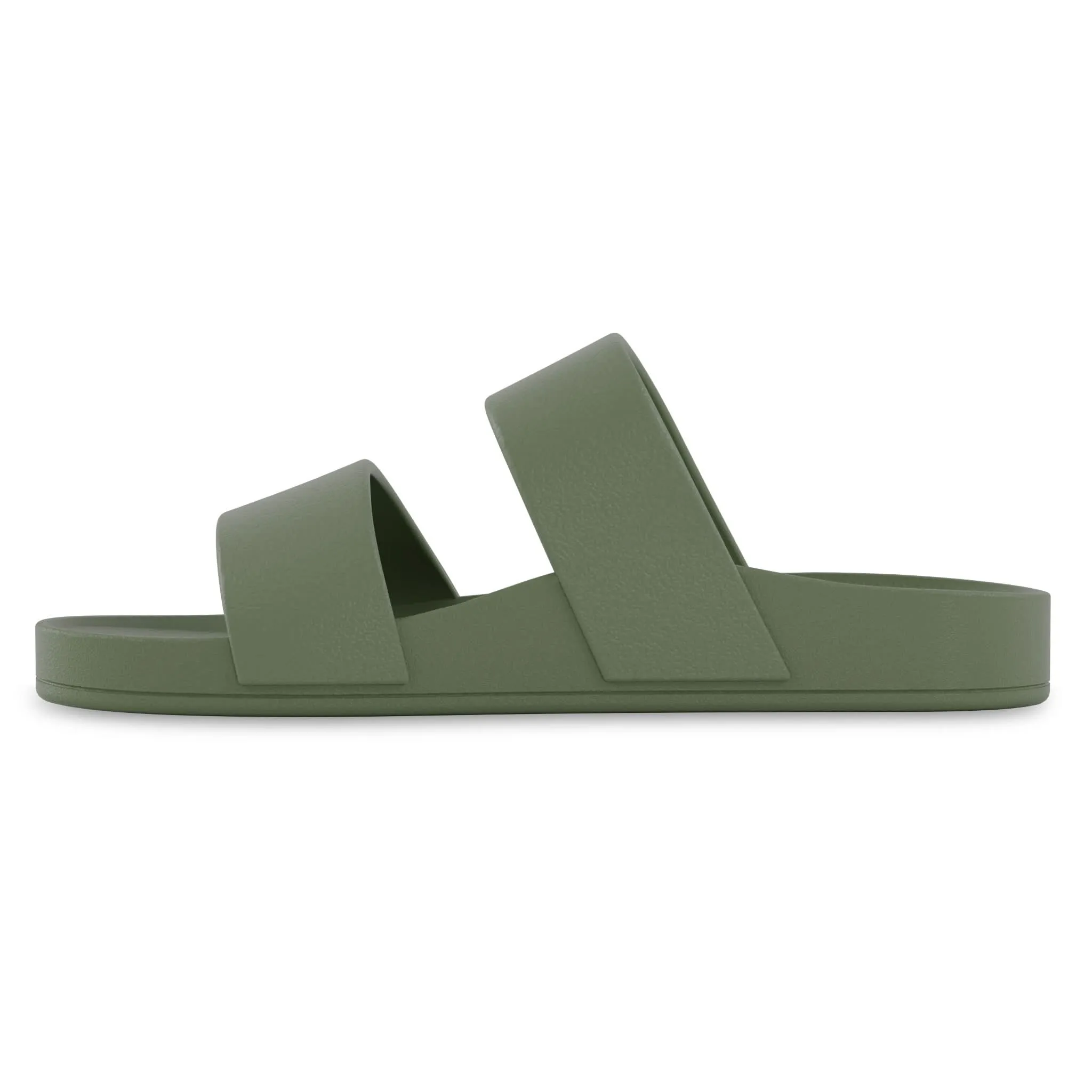 Khaki - Double Strap Slides