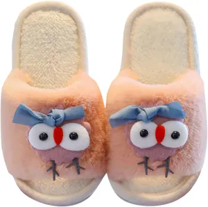 Kids’ Cartoon Chick Plush Winter Slippers – Warm Indoor Shoes for Boys and Girls Kids Bunny Slippers Girls