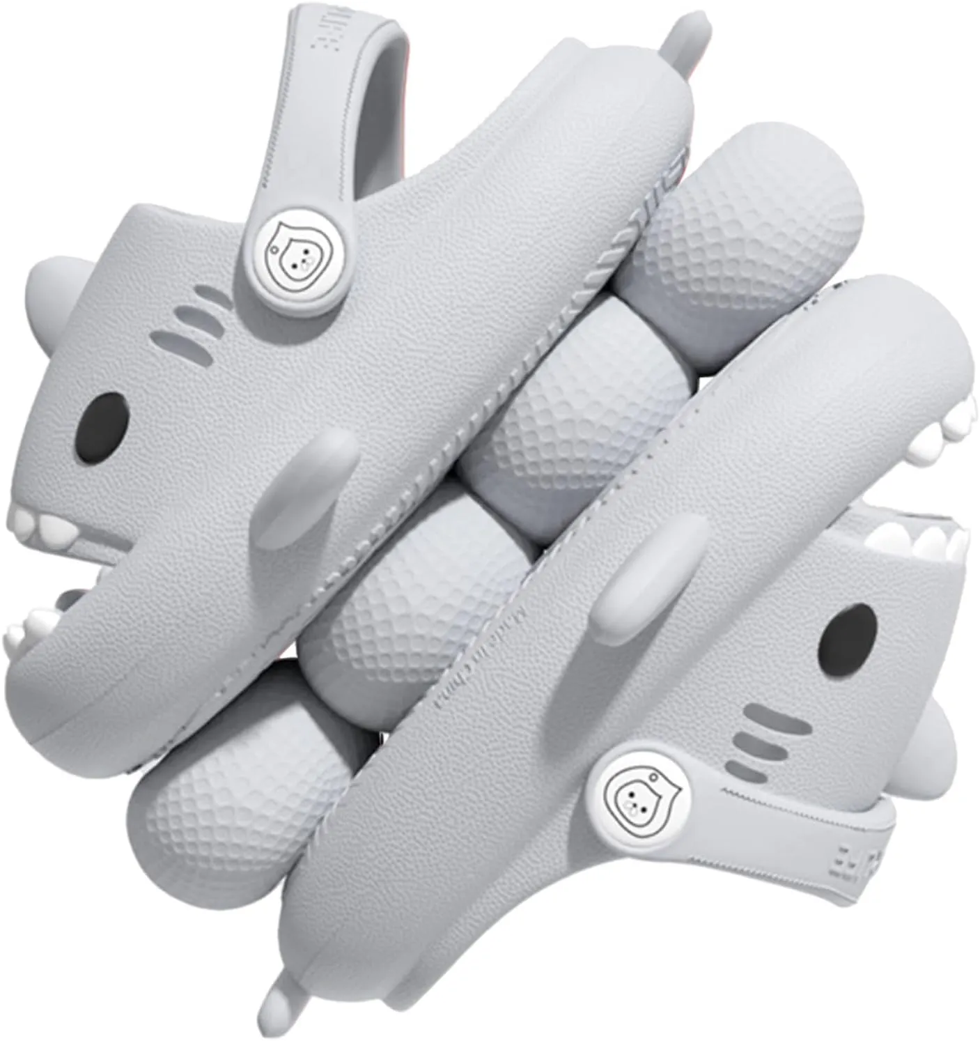 Kids Shark Cloud Slides | Boys Girls Slip On Sandals | Toddler Beach Slippers | Youth Fish Flip Flops Pool Shower Shoes