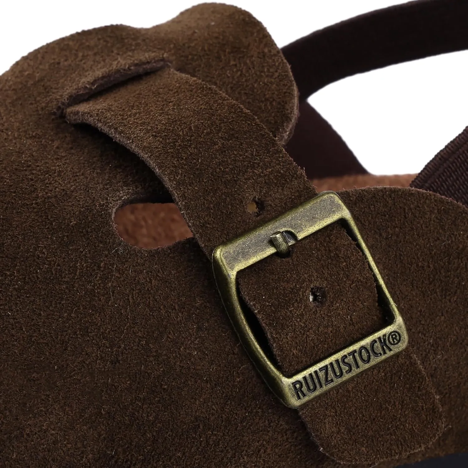 Kids Suede Clogs Toddler Clogs Boys Girls Sandals Cork Adjustable Buckle Mules