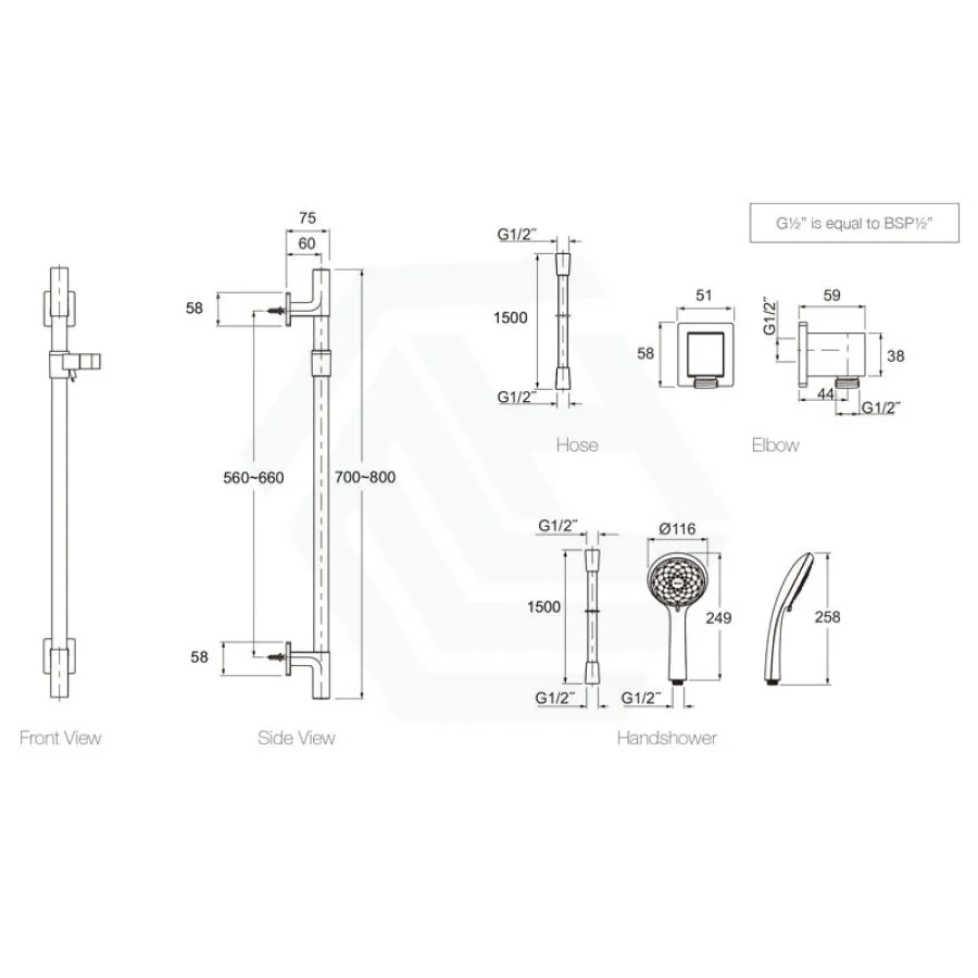 Kohler Awaken Round Polished Chrome Three Function Hand Shower on Rail