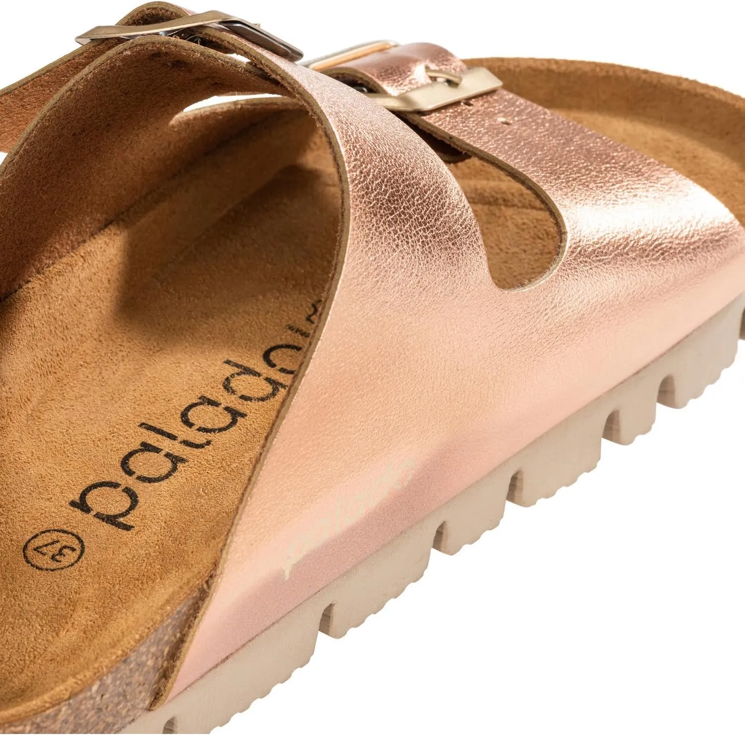 Korfu PL Women's Mules Outdoor & Slippers with Adjustable Straps, Platform Shoes with Fine Suede Sole, Sandals with Natural Cork Sole