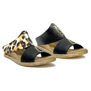 Lada - Leopard print flips to Black