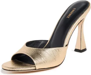 L'AGENCE Women's Avery Peep Toe Mules