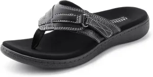 LazyStep Women's Orthotic Slide Sandals, Lightweight Flip Flops, Athletic Slip On with Arch Support