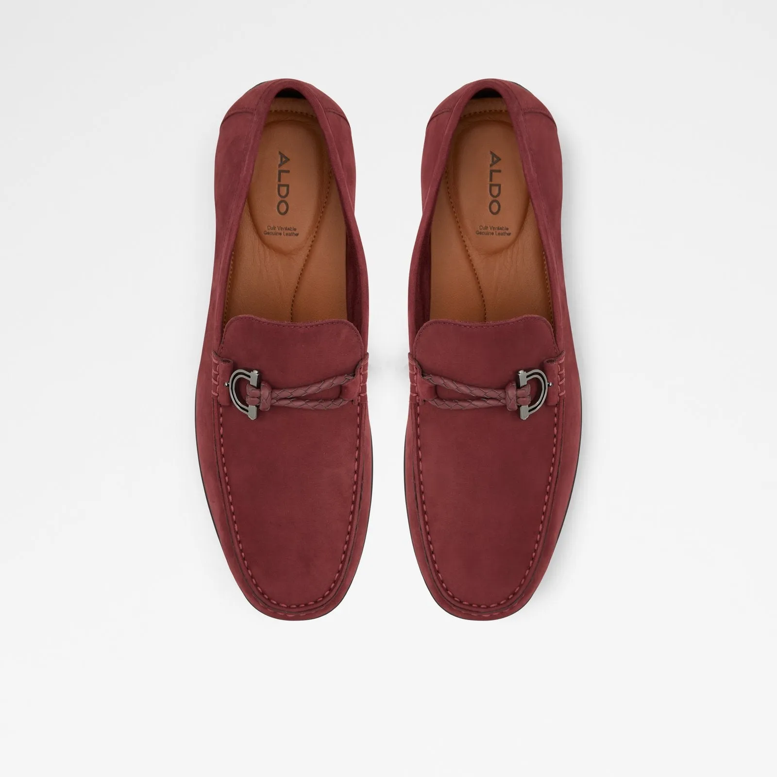LEANGELO Erkek Bordo Loafer