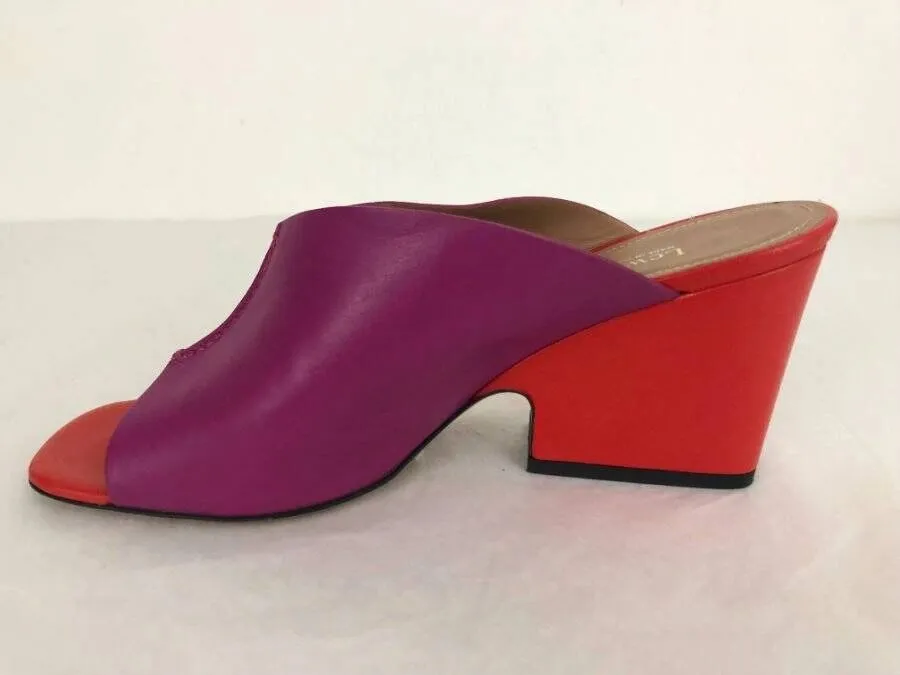 Lewit Color-Block Mules Size 39.5 It (9.5 Us)