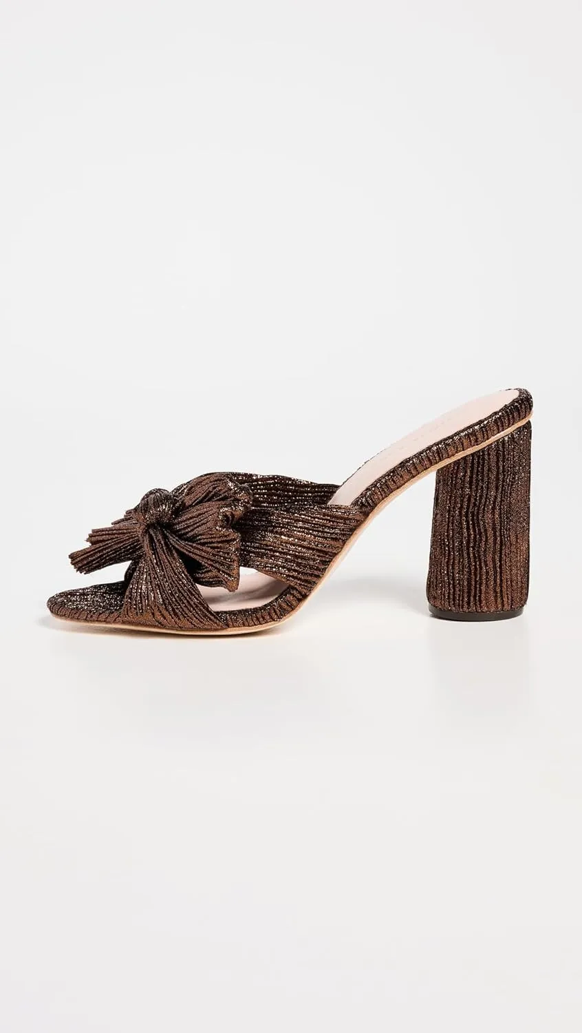 Loeffler Randall Women's Penny Pleated Knot Mules