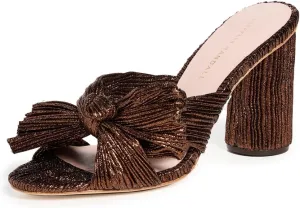 Loeffler Randall Women's Penny Pleated Knot Mules