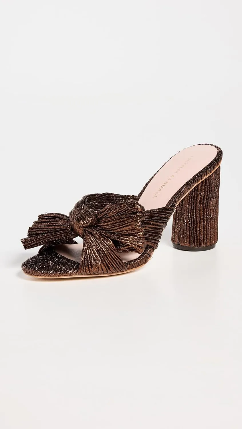Loeffler Randall Women's Penny Pleated Knot Mules