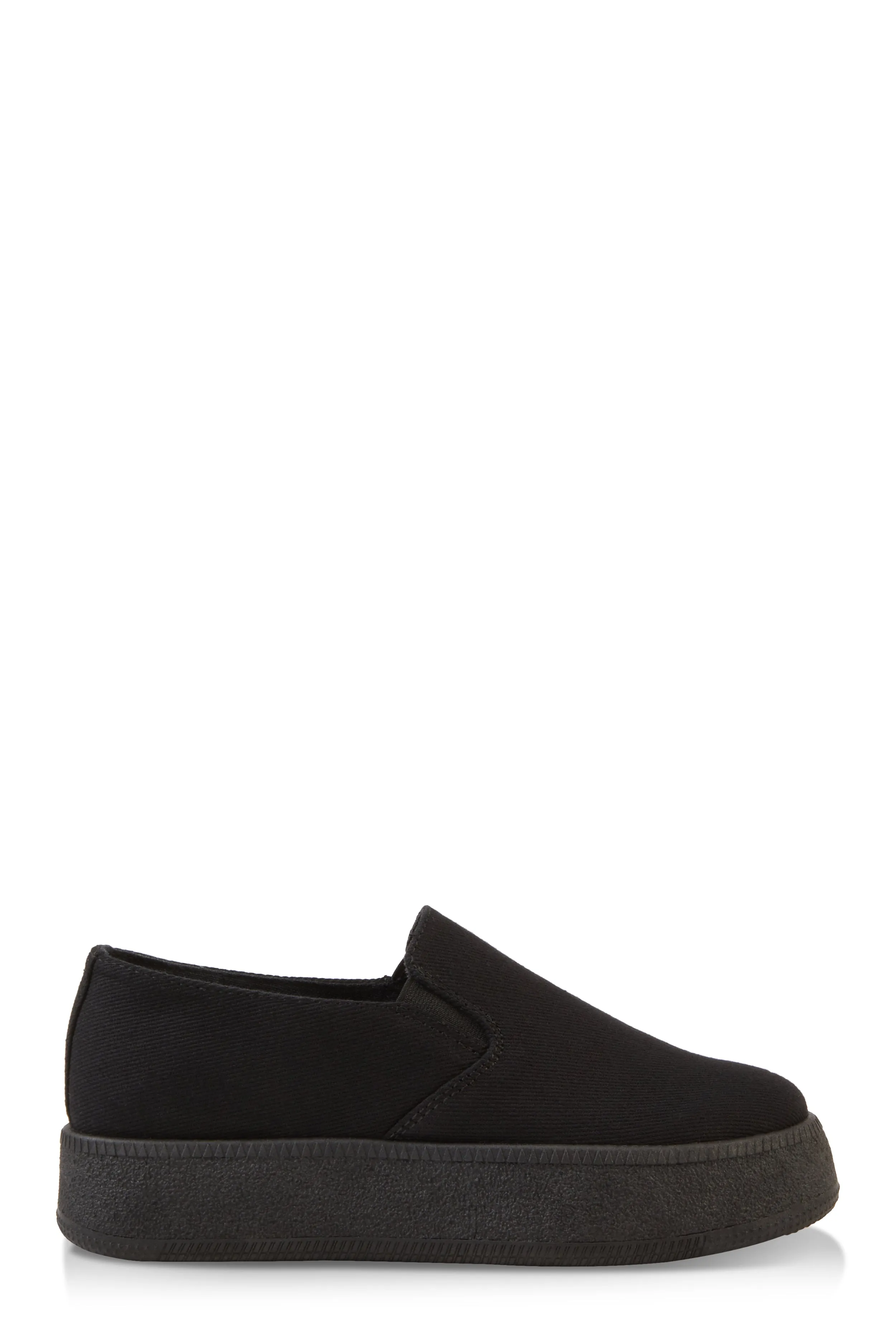 Low Platform Slip On Sneakers